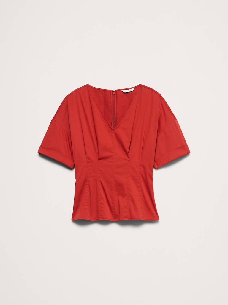 Soft Cotton Fitted Waist Top