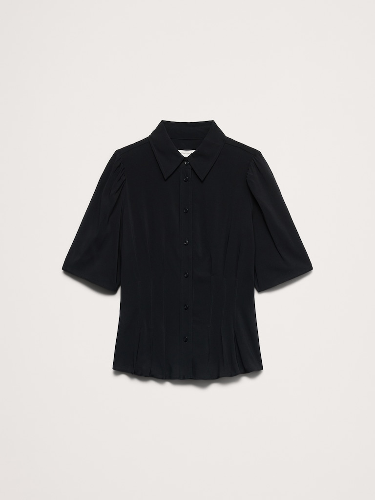 Georgette Tie-Back Blouse