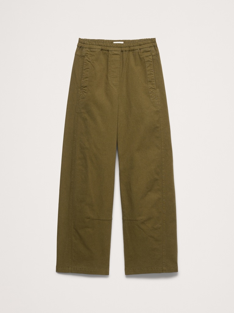 Mid-Rise Relaxed Painter Pull-On Pant
