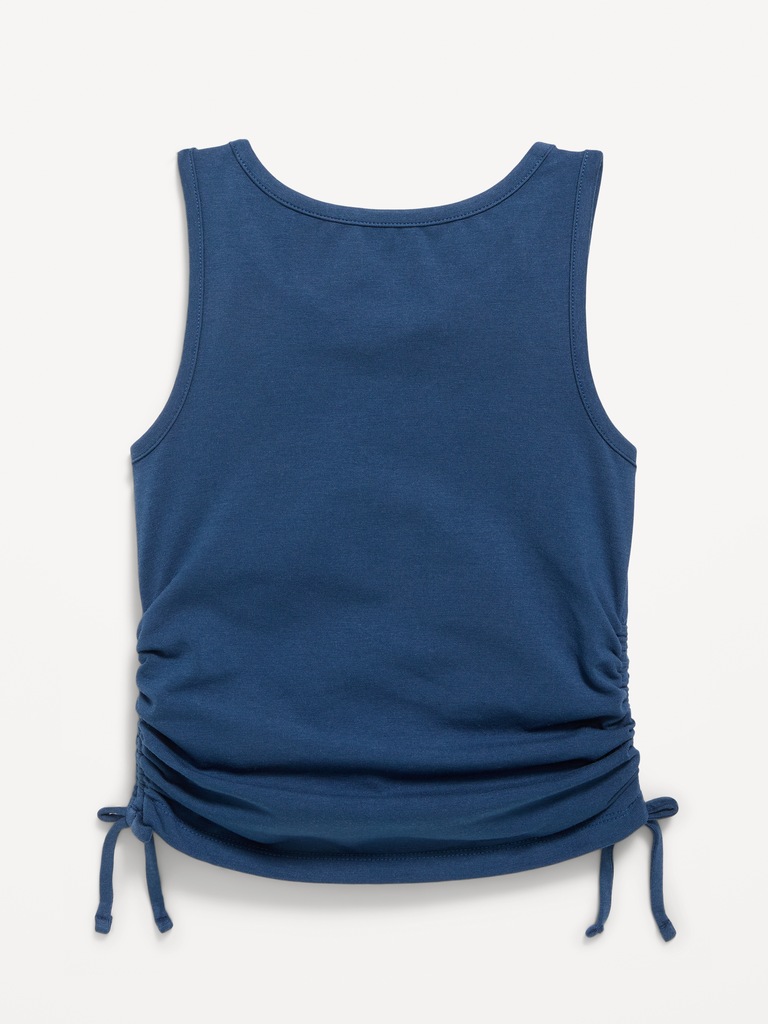 Side-Ruched Tank Top for Girls