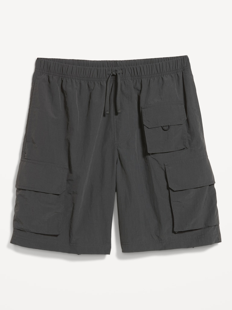 Baggy Cargo Shorts -- 8-inch inseam