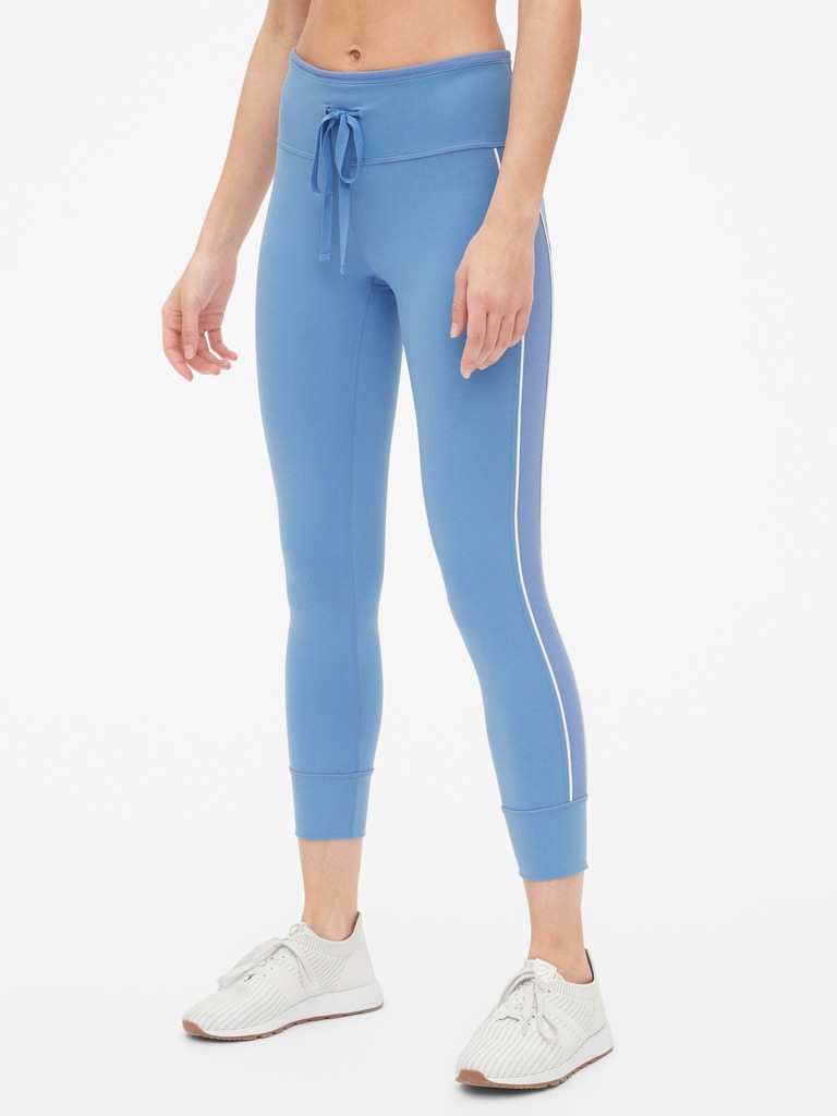 GapFit Blackout Drawstring Side Panel 7/8 Leggings