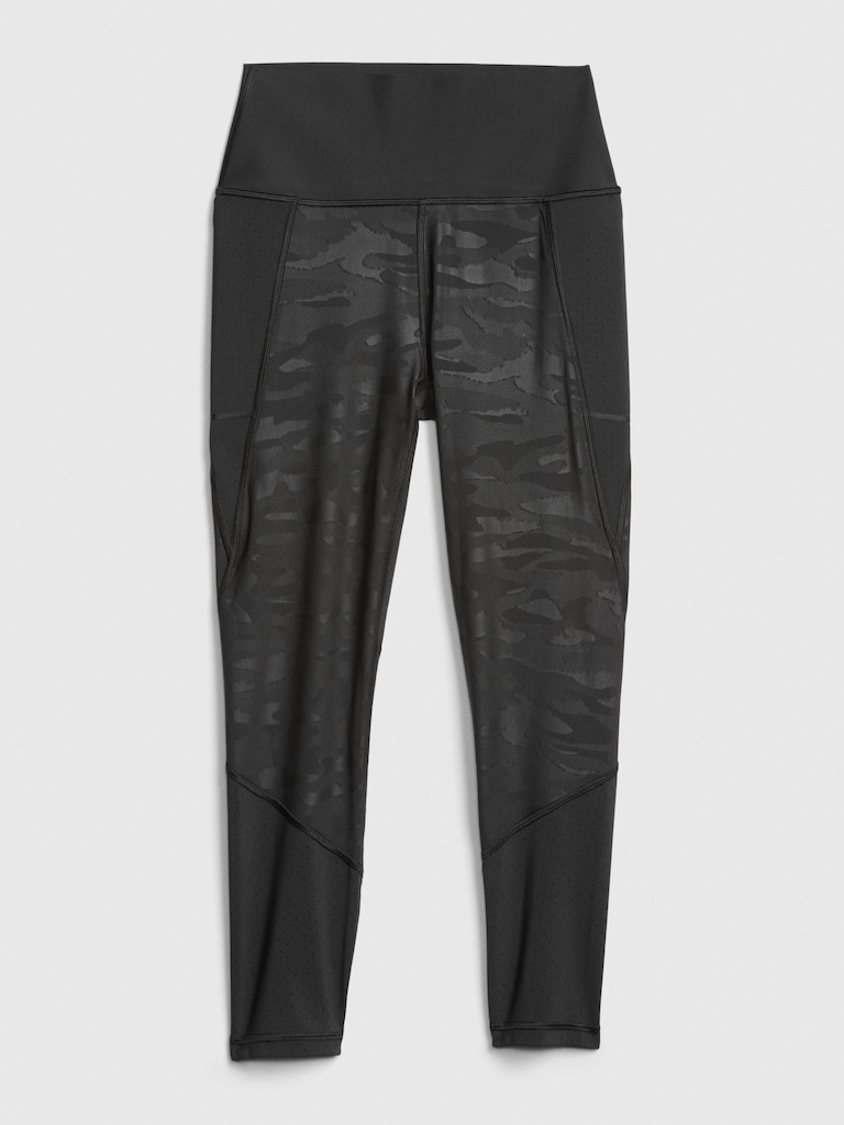 High Rise Perforated Spliced 7/8 Leggings in Sculpt Revolution