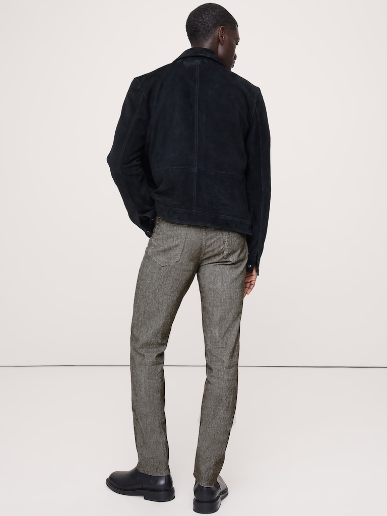 Slim Linen-Cotton Traveler Pant