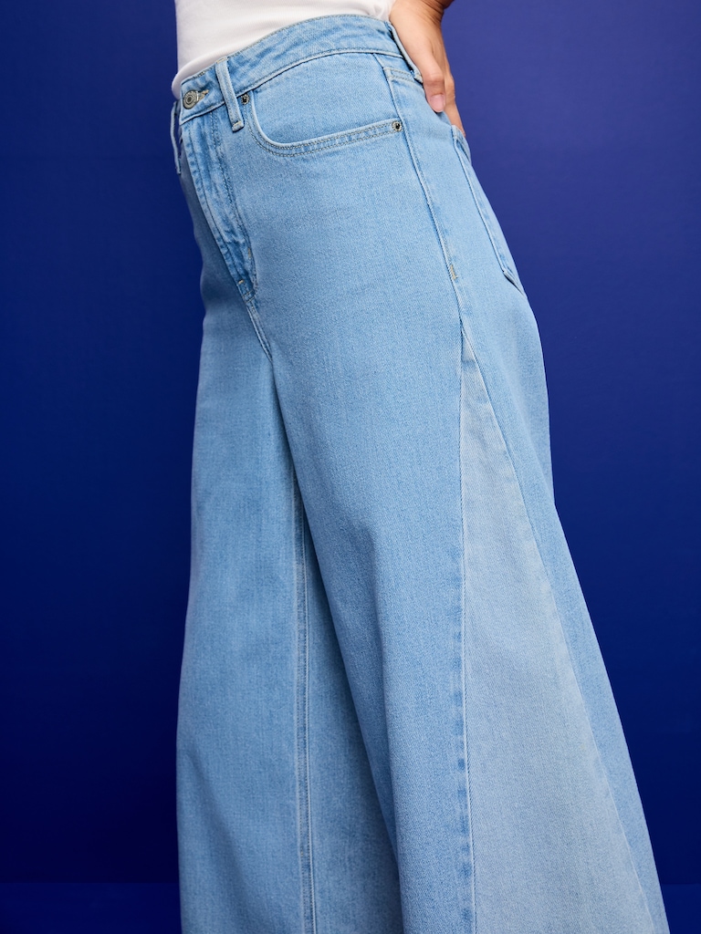 Extra High-Waisted Super Wide-Leg Jeans