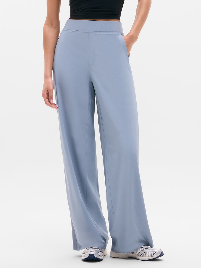Brooklyn Mid Rise Wide Leg Pant