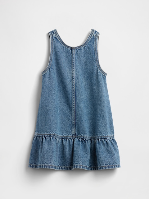 white christmas dresses GAP Wide-Leg Non-Stretch Denim Overalls main image 1