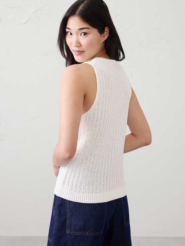Textured Sweater Tank
