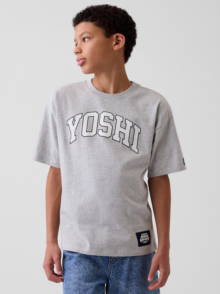 Kids Super Mario Relaxed Graphic T-Shirt