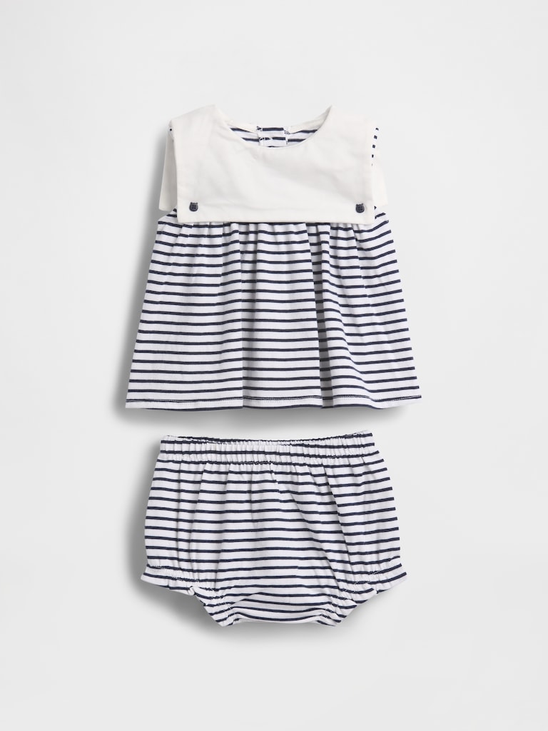 Baby Organic Cotton Sailor Outfit Set