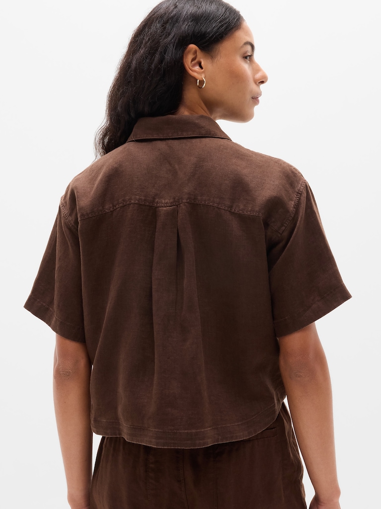 Retreat Linen Short Sleeve Shirt