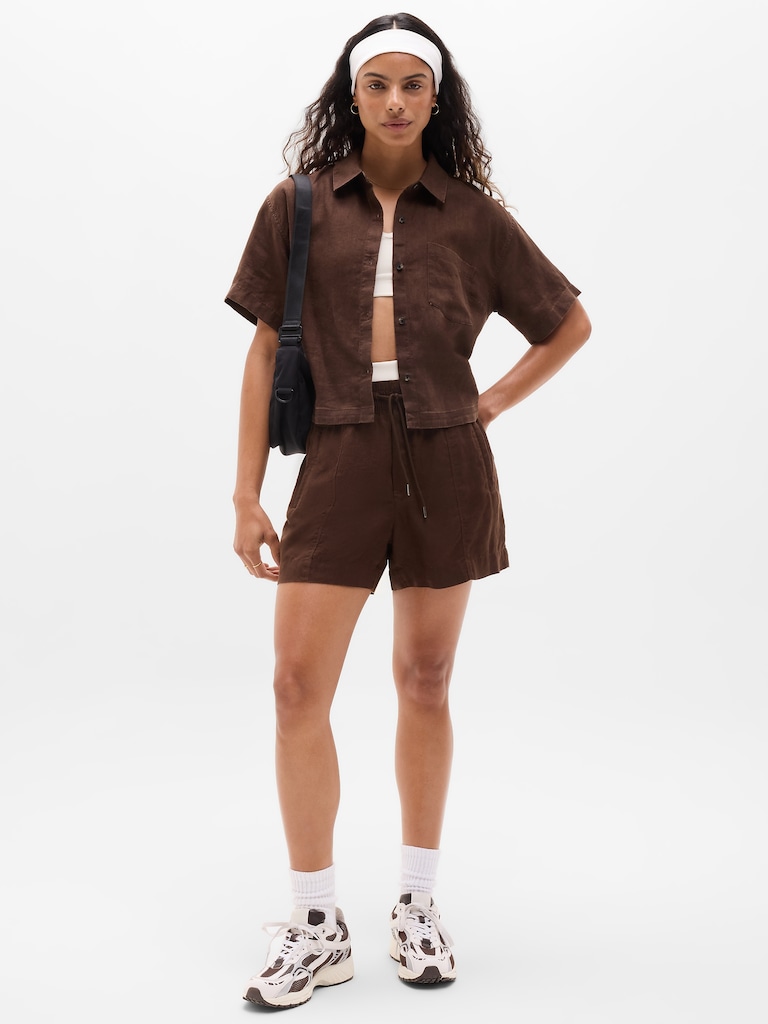 Retreat Linen Short Sleeve Shirt