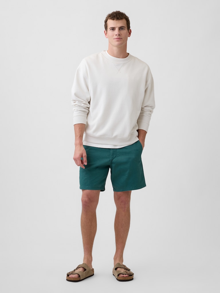 7" Essential Khaki Shorts