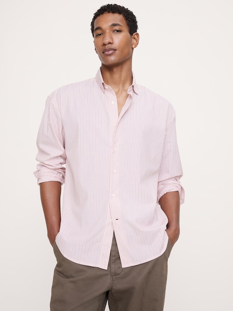 Men's Pink Casual Shirts | Banana Republic