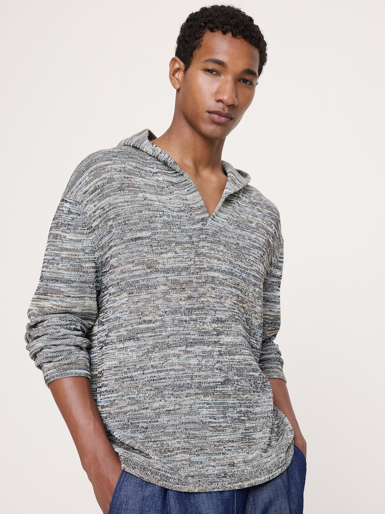 Spacedye Cotton Sweater Hoodie