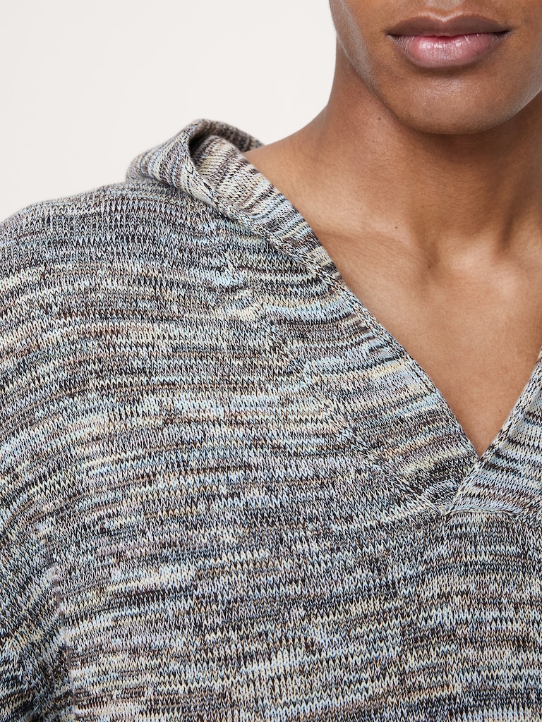 Spacedye Cotton Sweater Hoodie