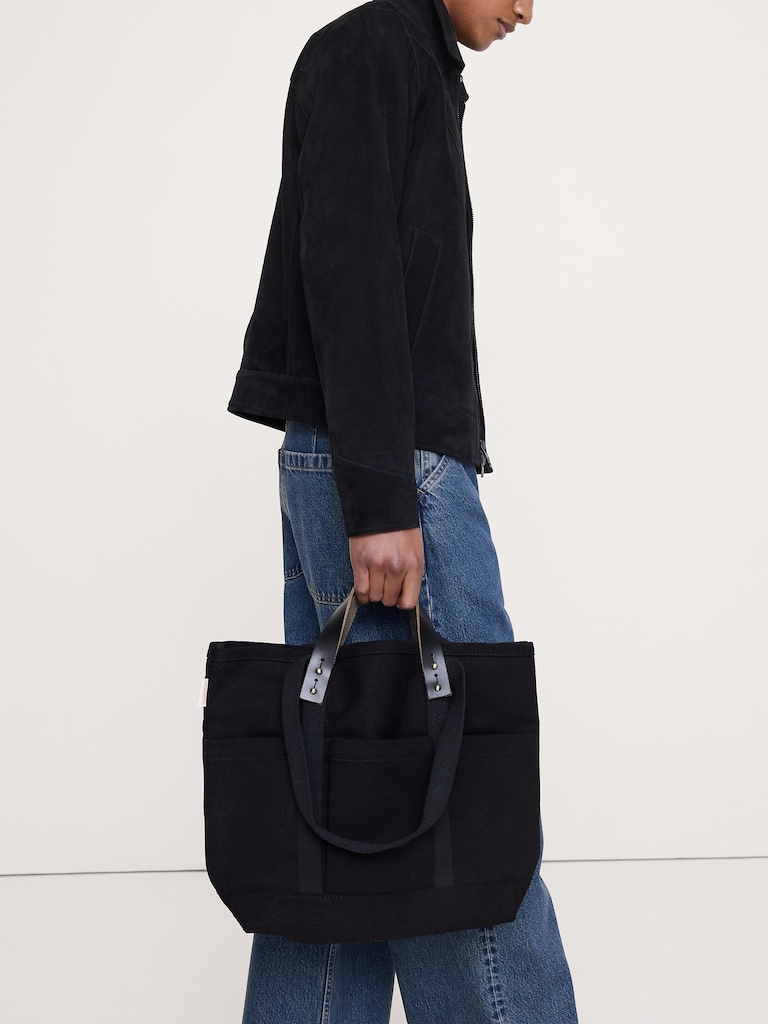 Canvascraft Leather-Handled Tote by CB Station