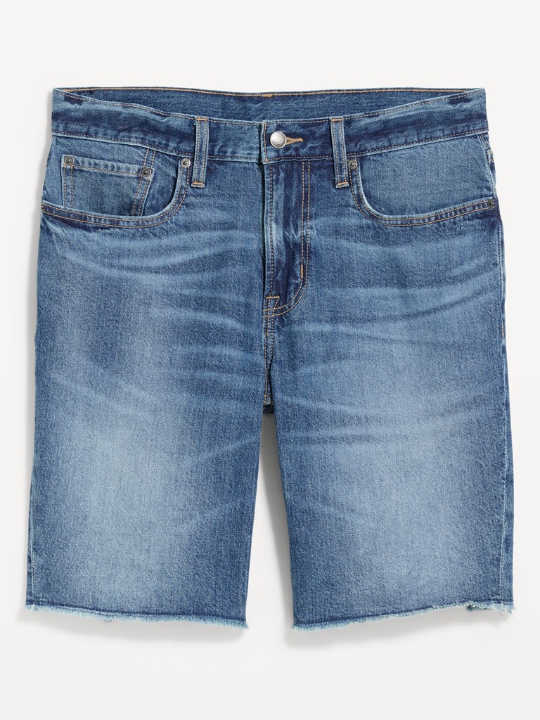 Slim Built-In Flex Jean Shorts-- 9-inch inseam