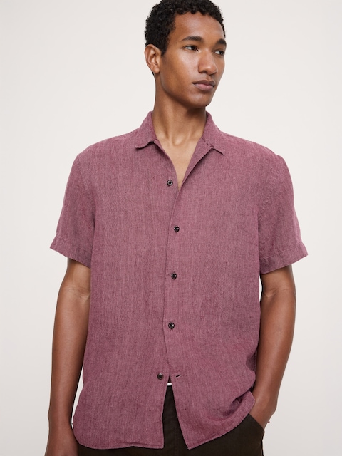 Men's Purple Casual Shirts | Banana Republic