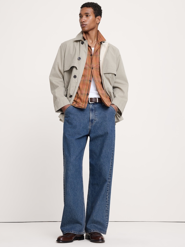 Relaxed-Fit Cotton Slub Resort Shirt