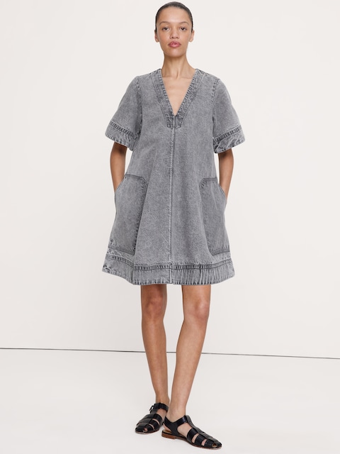 banana republic grey sheath dress Sleeveless Wool Double-Face Sheath Dress – Akris Inc main image 0