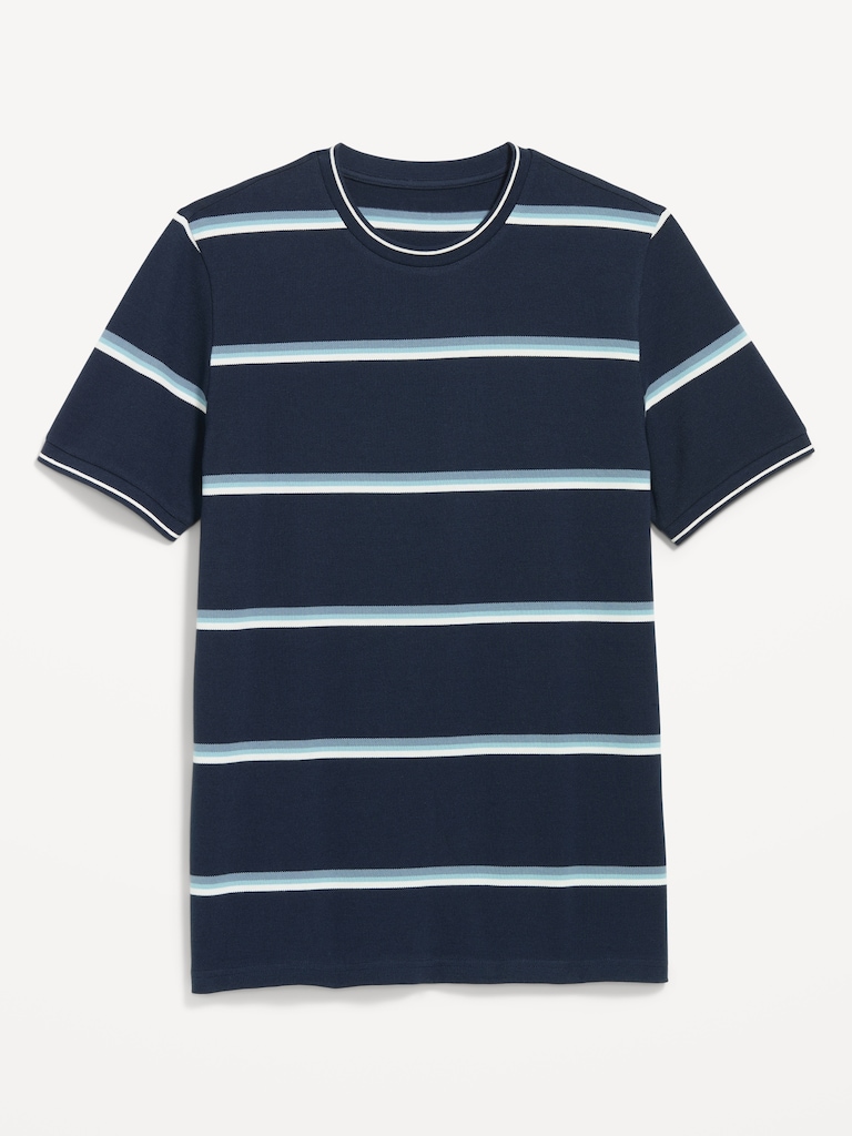 Crew-Neck Pique T-Shirt