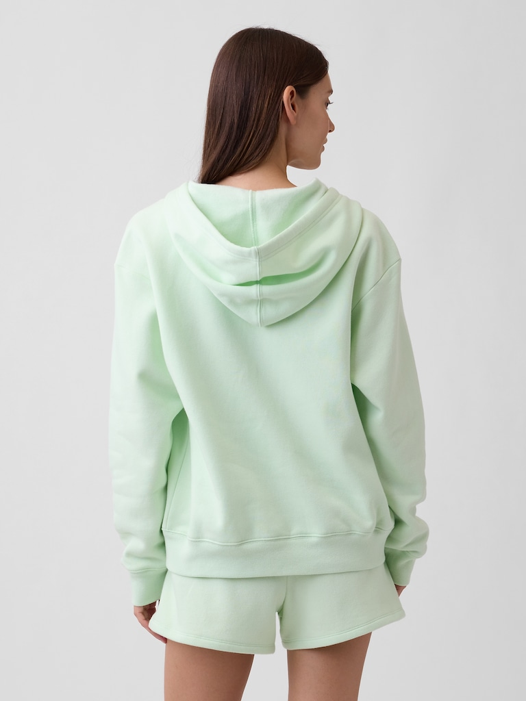 Relaxed Gap Logo Zip Hoodie