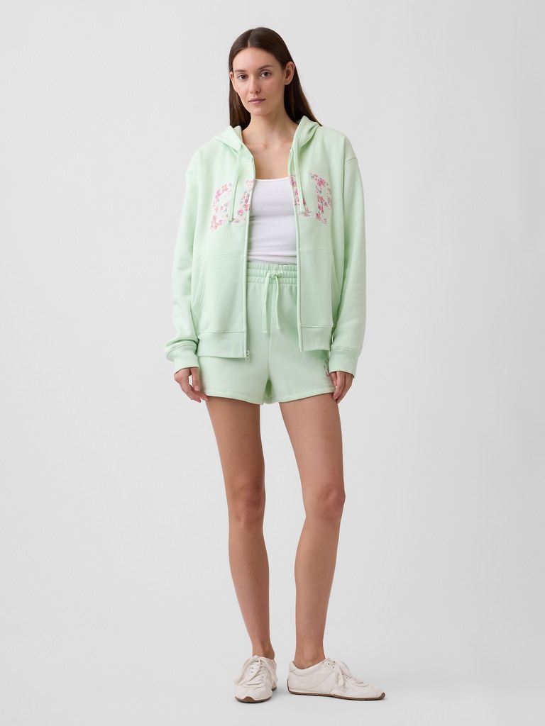 Relaxed Gap Logo Zip Hoodie