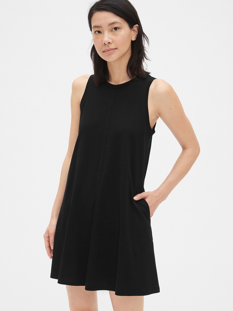 Sleeveless Swing Dress