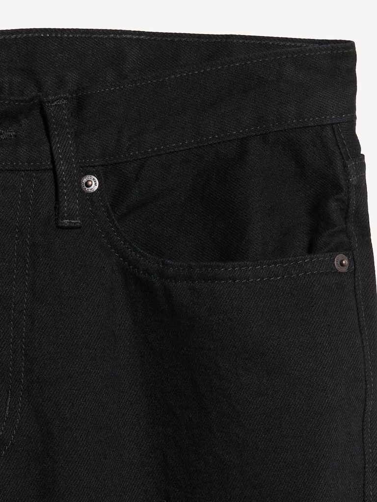 Structured Loose Non-Stretch Jeans