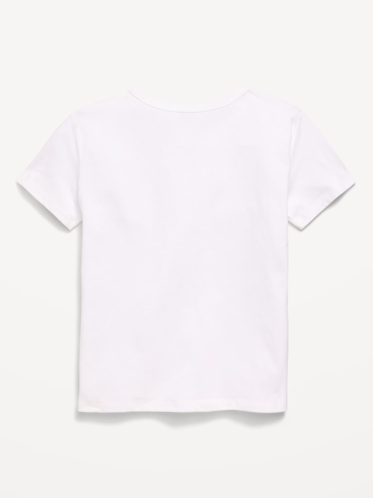 Softest Short-Sleeve Pocket T-Shirt for Girls