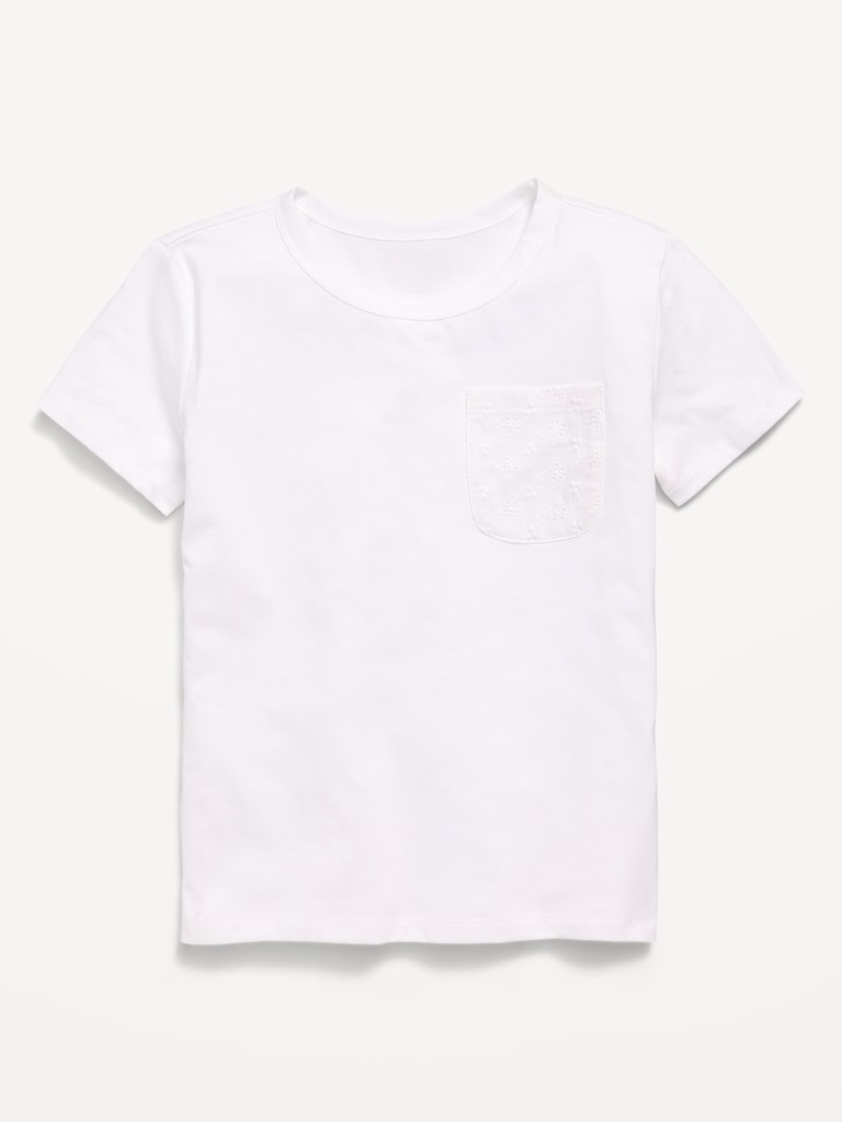 Softest Short-Sleeve Pocket T-Shirt for Girls