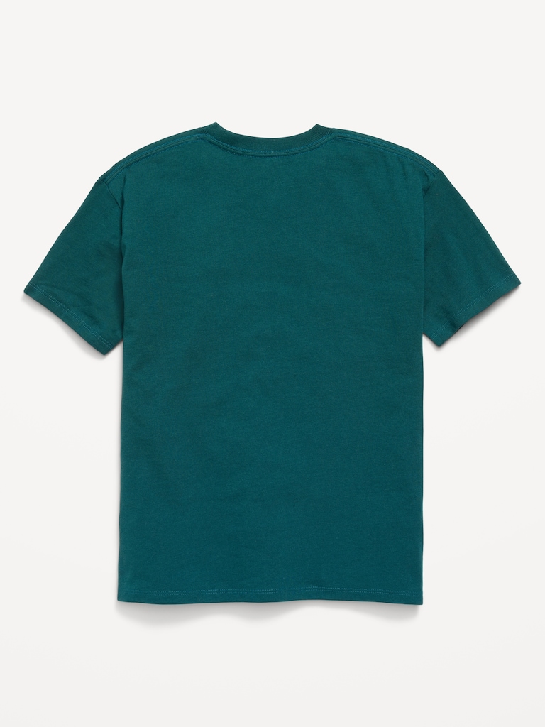 T-shirt long surdimensionné à imprimé pour fille