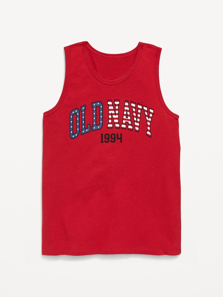 Logo-Graphic Tank Top for Boys