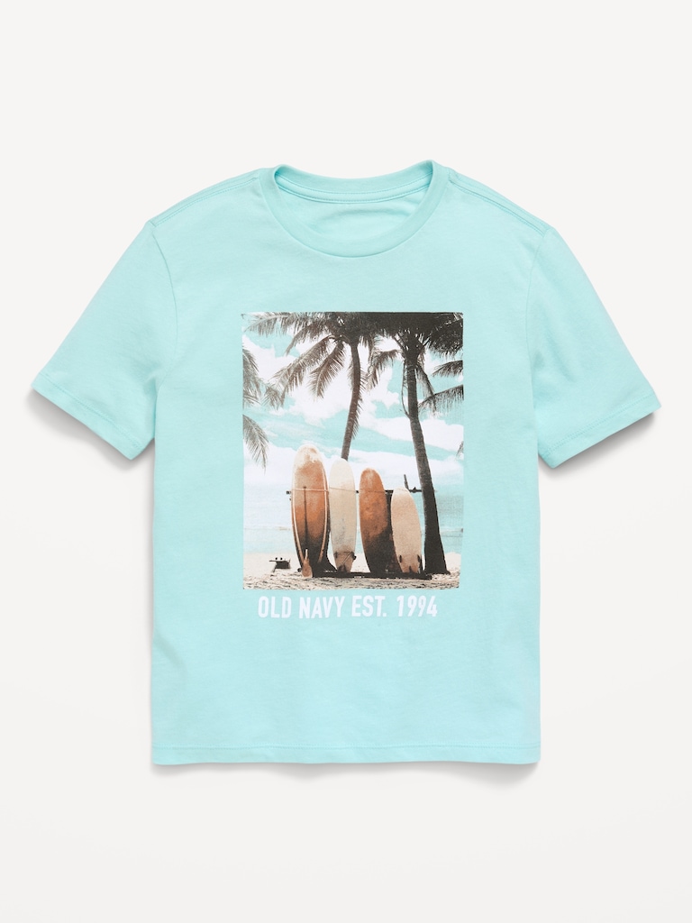 Short-Sleeve Logo-Graphic T-Shirt for Boys