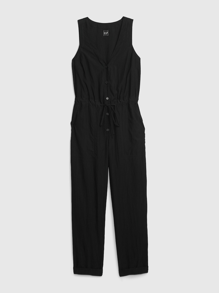 V-Neck Jumpsuit