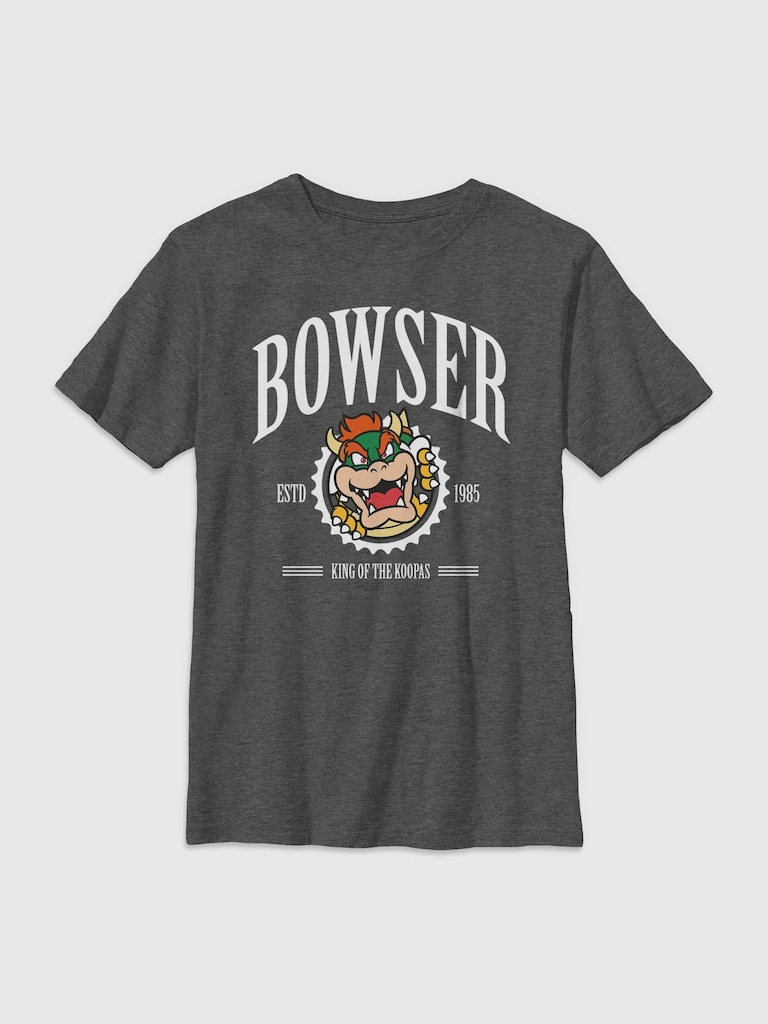 Nintendo Bowser Koopas King Graphic T-Shirt for Boys