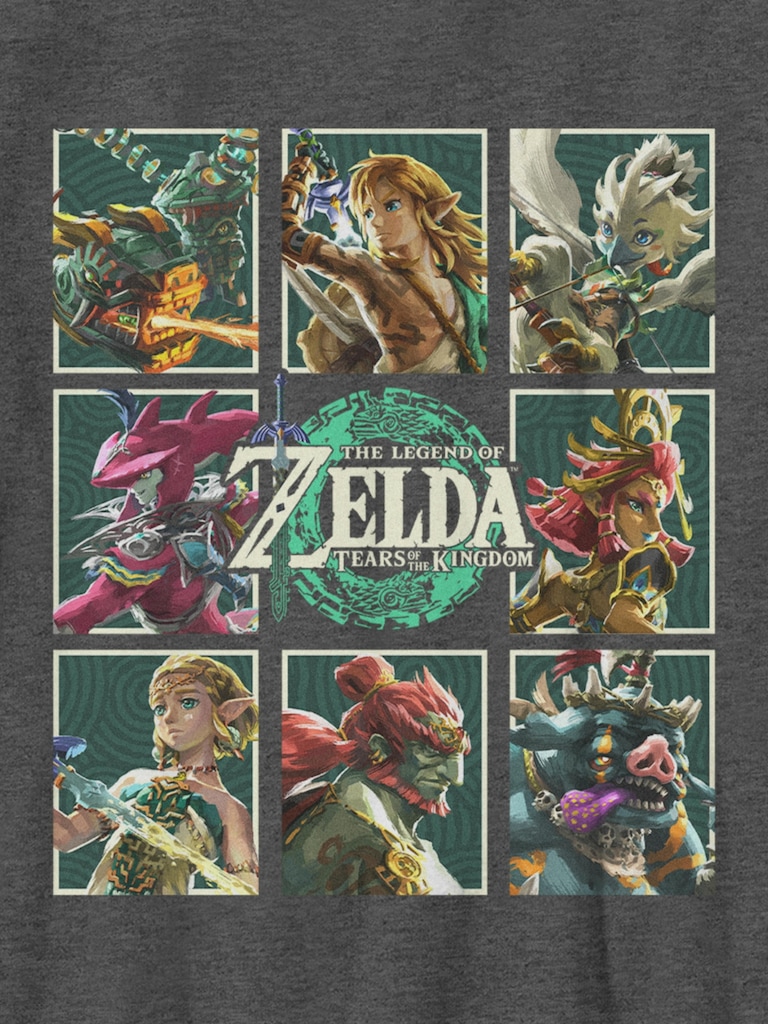 Nintendo Character Boxes Graphic T-Shirt for Boys