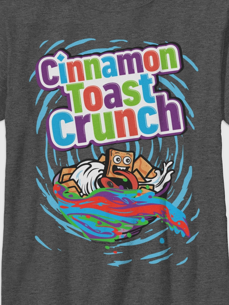 Cinnamon Toast Crunch Toast Surf Graphic T-Shirt for Boys