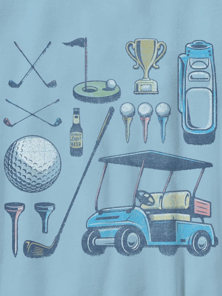 Everyday Golf Essentials Graphic T-Shirt for Boys