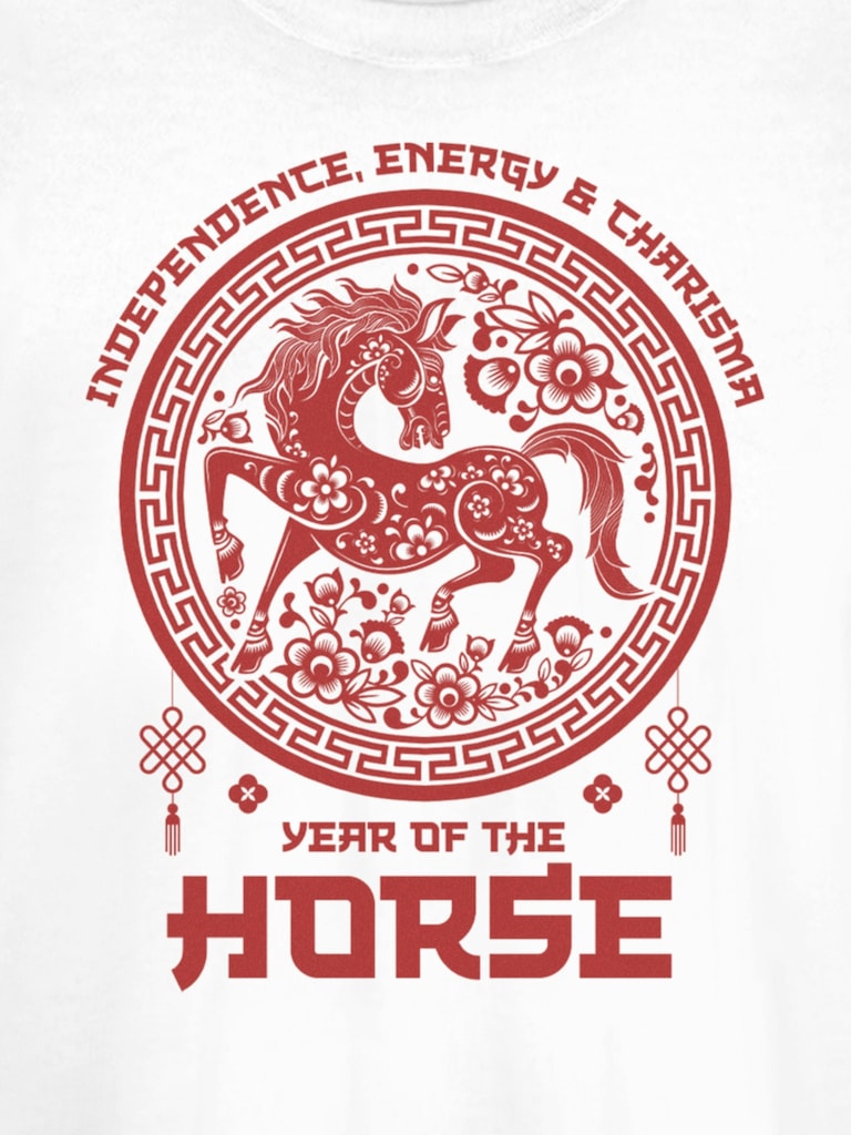 Year of the Horse  Short Sleeve Graphic T-Shirt