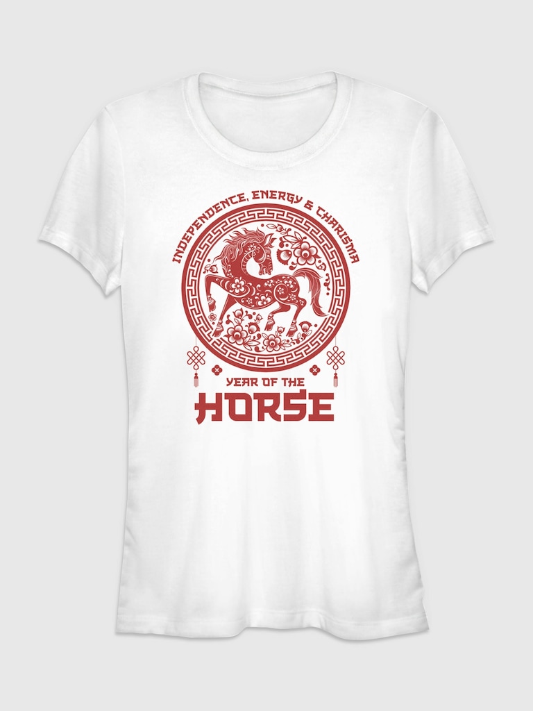 Year of the Horse  Short Sleeve Graphic T-Shirt