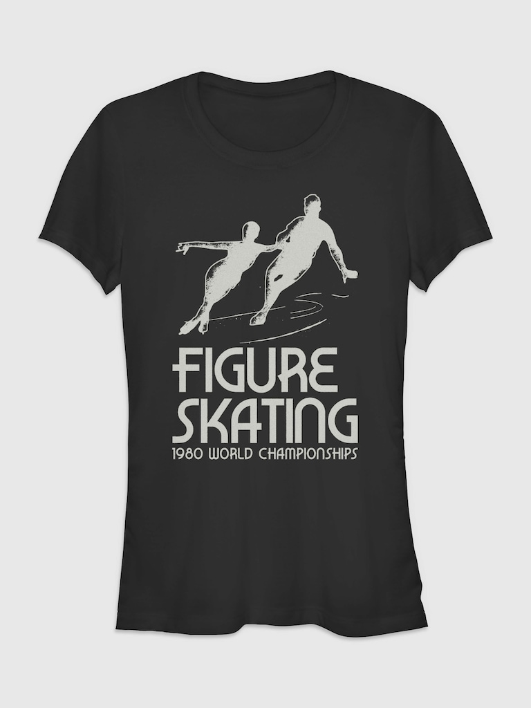 Figure Skating  Short Sleeve Graphic T-Shirt