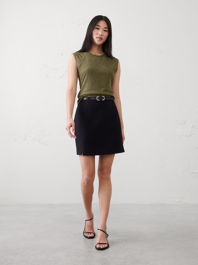 Jacquard Crinkled Top