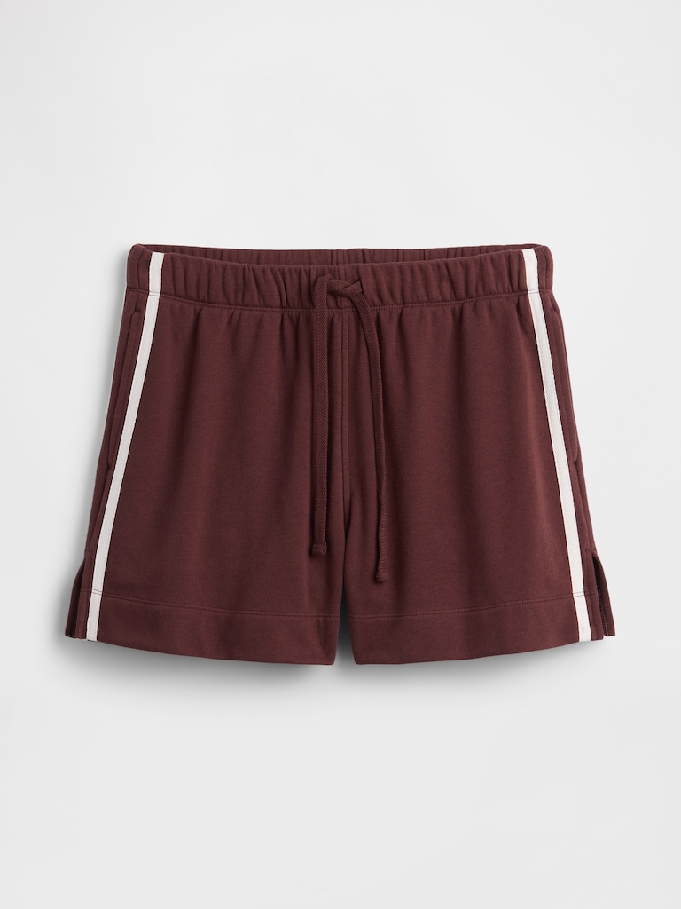 Relaxed Stripe French Terry Shorts