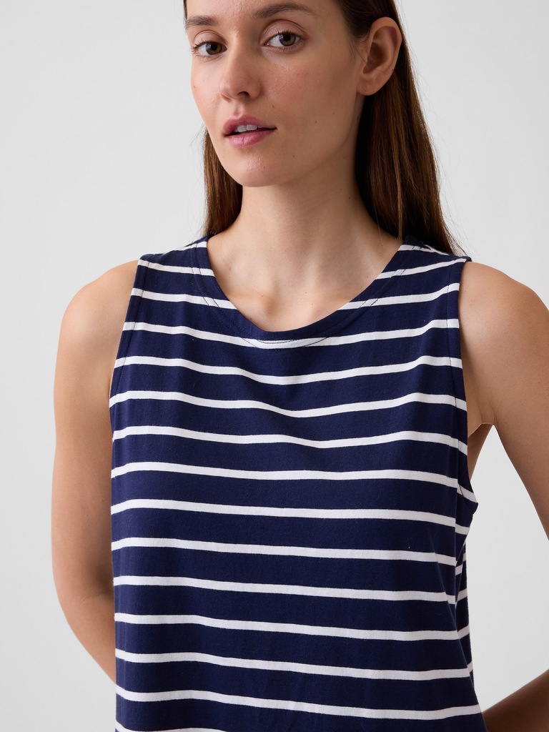 Stripe Mini Tank Dress