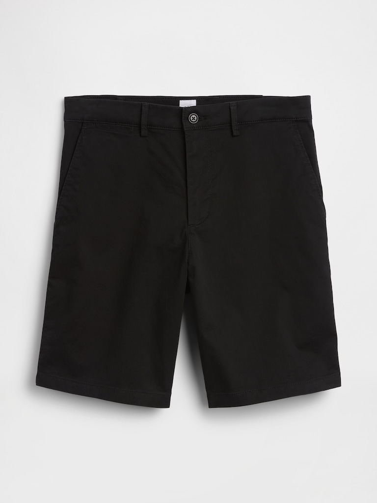 9" Essential Khaki Shorts