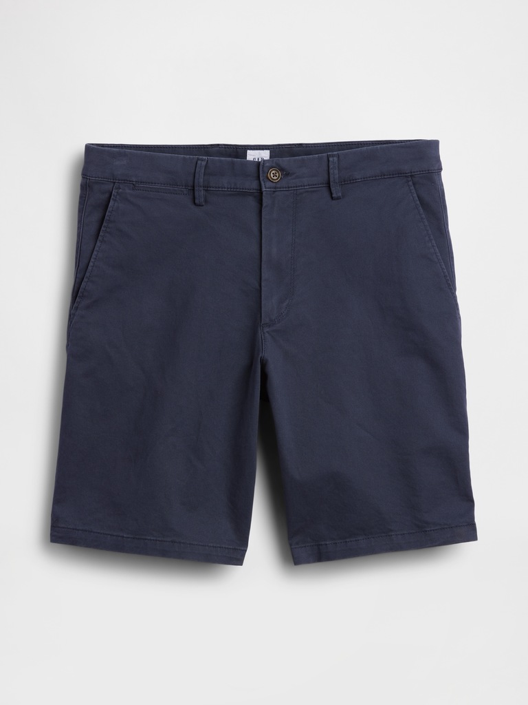 9" Essential Khaki Shorts
