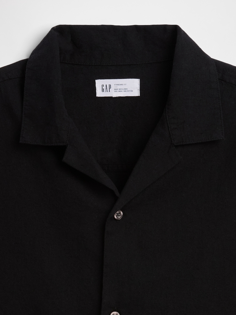 Linen-Blend Vacay Shirt in Standard Fit