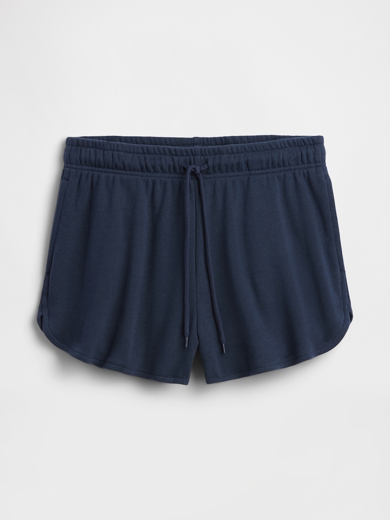 Relaxed French Terry Dolphin Shorts